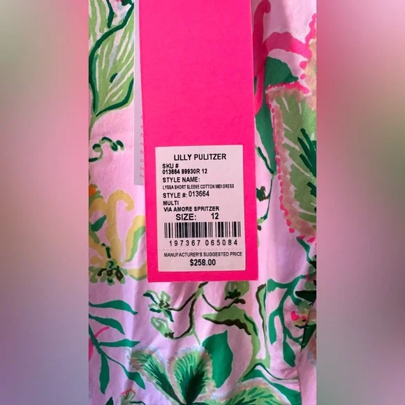 Lilly Pulitzer Lyssa Cotton Midi Dress - Picture 9 of 14